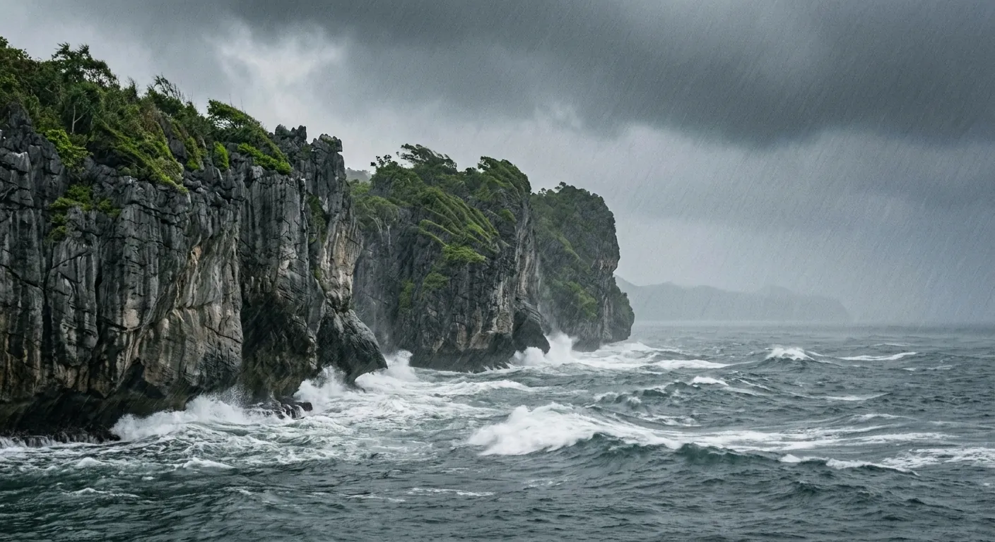 說明雨季海況對船班與跳島行程的影響